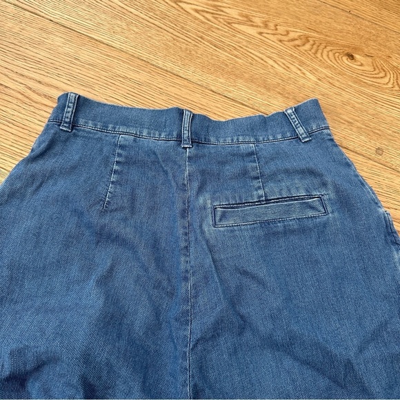 OAK + FORT BLUE HIGH WAISTED PANTS - 2 - Picture 7 of 17